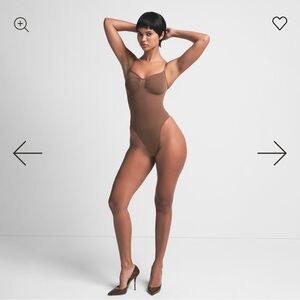 SKIMS Brown Bodysuit